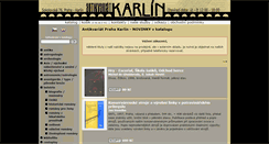 Desktop Screenshot of antikvariatkarlin.cz